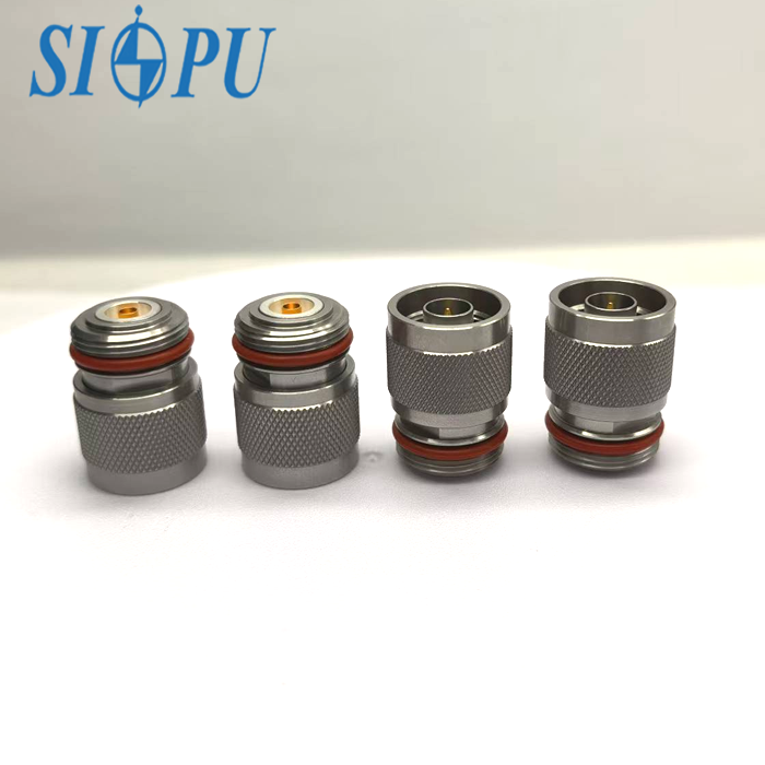 N-type Female RF Coaxial Connector with Threaded Mount and Sealing