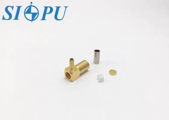 SMB Female RF Coaxial Connector – Right-Angle, Compatible with RG316/U Cable