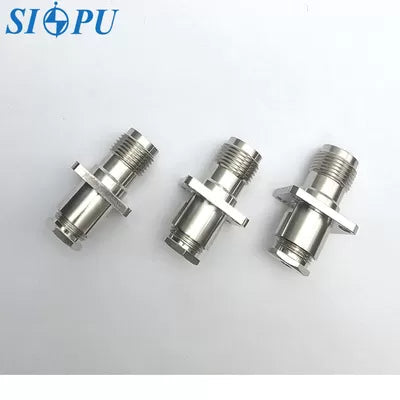TNC Female RF Coaxial Connector – Flange Mount, Compatible with SFF-50-2-2 Cable