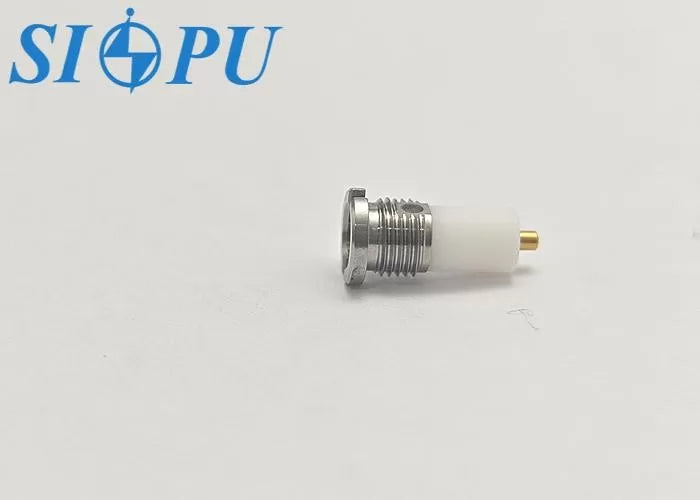 SMP Male RF Coaxial Connector – Limited Detent, Thread-In, Microstrip Type
