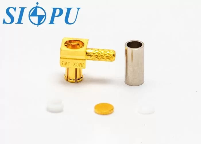 Right-Angle Male RF Coaxial Connector – Solder Type For RG316/U Cable