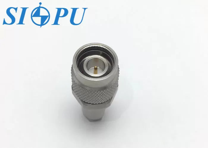 TNC Male RF Coaxial Connector – Self-Locking Plug (Radially Meshing), Slate Finish, Compatible with RG142B/U Cable (Model: TNC-J5-ZS)