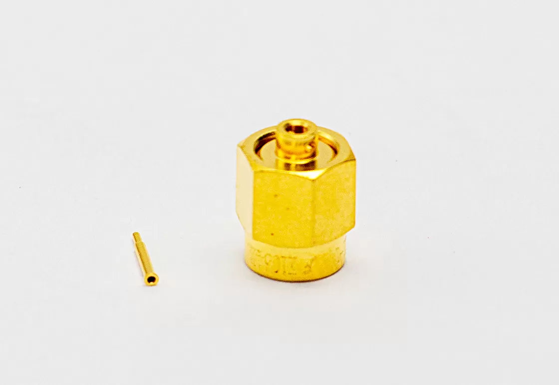 SSMA Male RF Coaxial Connector – Compatible With 1# Semi-Rigid/Semi-Flexible Cable