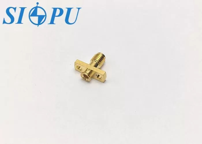 Precision SSMA Female Flange Connector For 2.2mm Semi-Rigid/Semi-Flex Cable