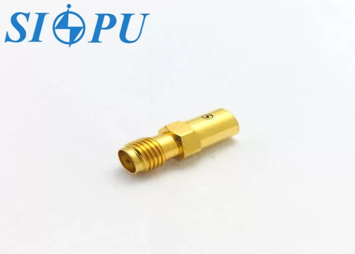 SMA Male To SSMB Male RF Coaxial Adapter – Brass, Gold Plated (SMA(K)-SSMB(K))