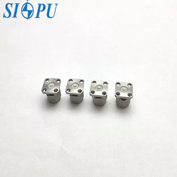 Micro Flange Installation Of Stainless Steel SMA RF Connector For Microstrip Applications At 18GHZ