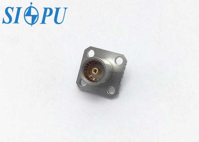 BMA Female RF Coaxial Connector – Flange Mount, Compatible With 1# Semi-Rigid / Semi-Flexible Cable