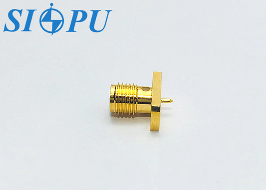 SMA Female RF Coaxial Flange Mount Jack
