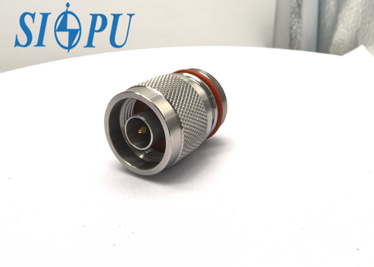 N-type Male RF Coaxial Connector, Threaded Mounting