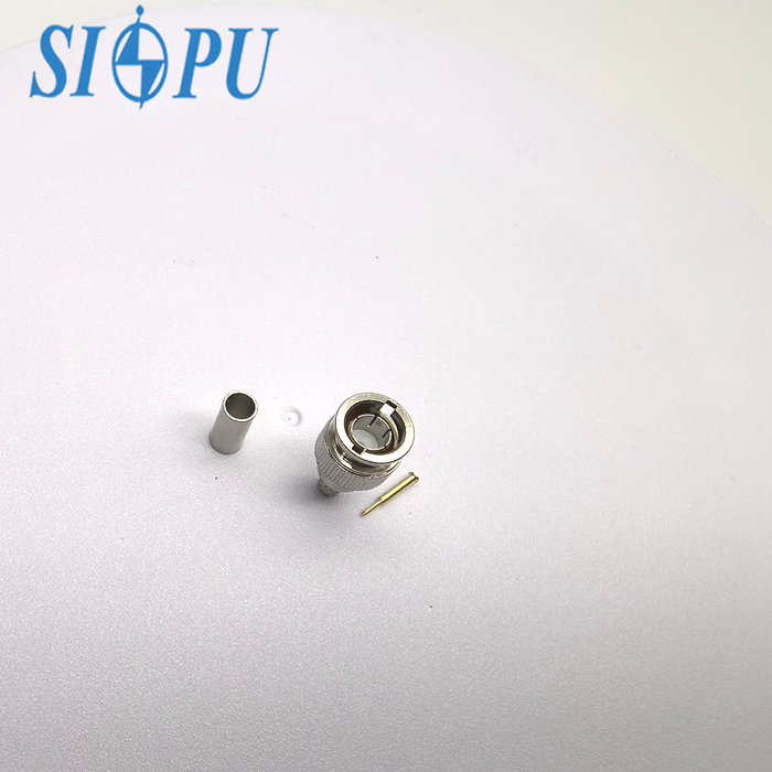 Mini-BNC Male RF Connector 75Ω for RG59, 031-70334 Compatible