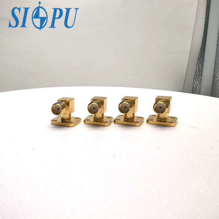 SMA Female RF Coaxial Flange Mount Microstrip Jack