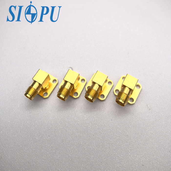 SMA Female RF Coaxial Flange Mount Microstrip Jack