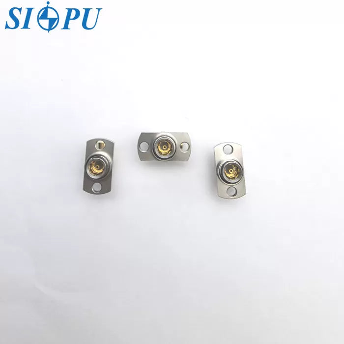SBMA Female Right-Angle RF Coaxial Connector – Flange Mount, Compatible with 2# Semi-Flexible or Semi-Rigid Cable