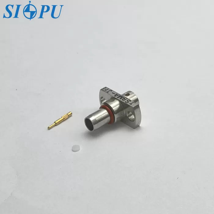 SBMA Male RF Coaxial Connector – Flange Mount, Compatible With 1# Semi-Rigid / Semi-Flexible Cable