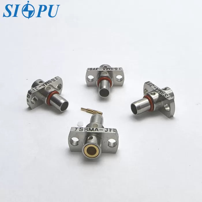SBMA Male RF Coaxial Connector – Flange Mount, Compatible With 1# Semi-Rigid / Semi-Flexible Cable