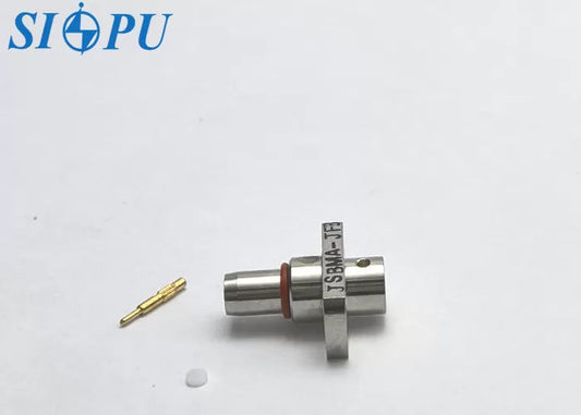 SBMA Male RF Coaxial Connector – Flange Mount, Compatible With 1# Semi-Rigid / Semi-Flexible Cable