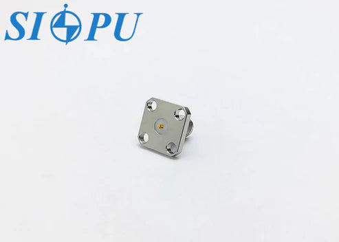 SMA Female RF Coaxial Connectors Flange Mount Receptacle, up to 18 GHz