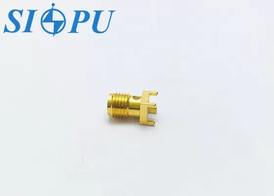 SMA Female RF Coaxial Connector – PCB Soldering Socket, up to 18 GHz