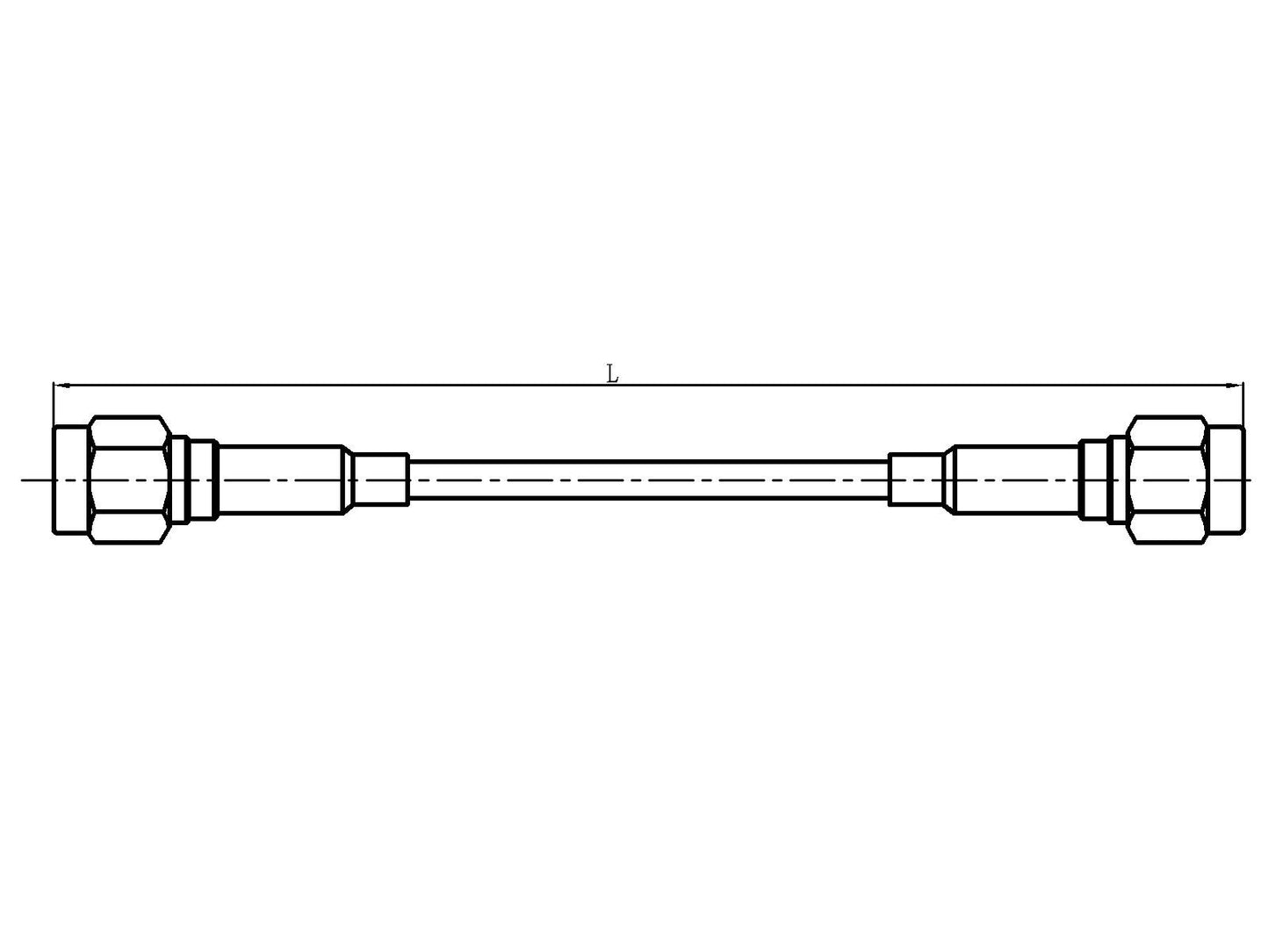 SMA Male Connector RF Coaxial Cable Assembly – Compatible With SFF-50-1.5-1 Cable