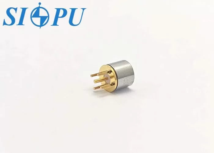 SMP Male RF Coaxial Connector – Limited Detent, PCB Mount, Solder Type, up to 40 GHz