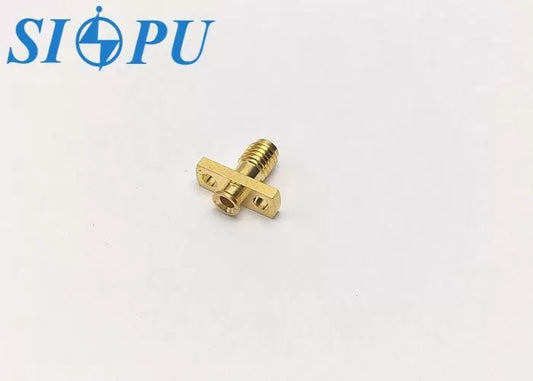Precision SSMA Female Flange Connector For 2.2mm Semi-Rigid/Semi-Flex Cable