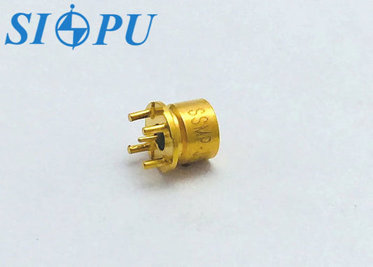 SSMP Male RF Coaxial Connector – PCB Solder Type With Glass Sintering