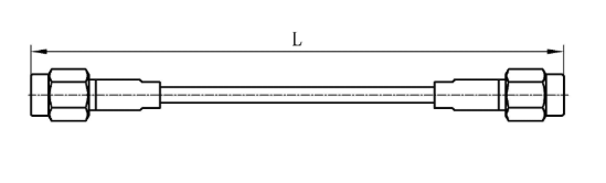 SSMA Male Cable Assembly – Welded Type Compatible with AA1836 / CXN3507 Cable 150mm Length