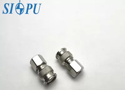 TNC Straight Male RF Adapter – Compatible with RG142/U Coaxial Cable, Safety Hole Design