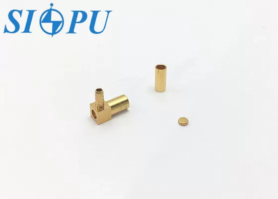 SSMB Female RF Coaxial Connector – Right-Angle, Compatible with RG316/U Cable