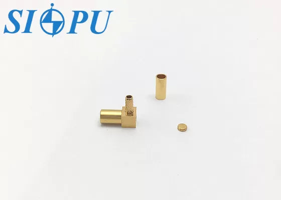 SSMB Female RF Coaxial Connector – Right-Angle, Compatible with RG316/U Cable