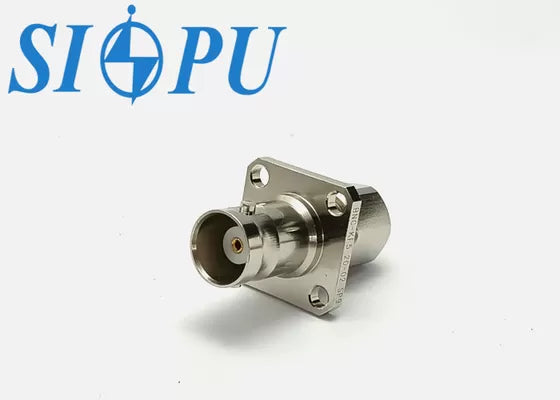 BNC Female RF Coaxial Connector – Flange Mount, for RG142/U Cable