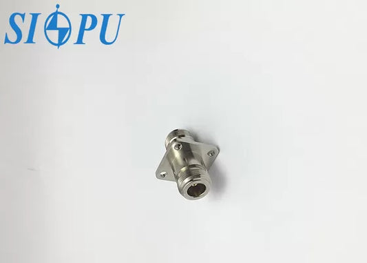 N Female to N Female RF Coax Adapter – Flange Mounted