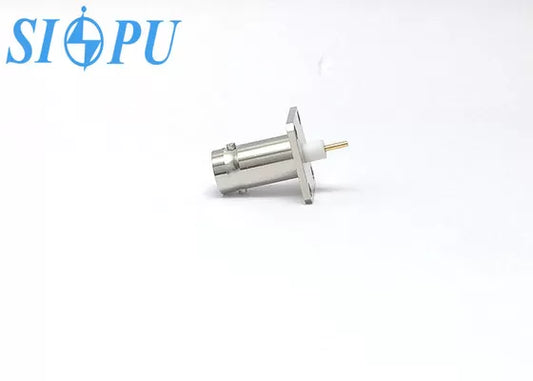 BNC Female RF Coaxial Connector – Microstrip, Flange Mounted