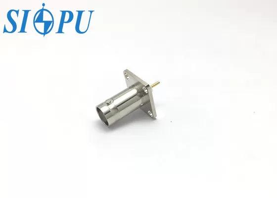 BNC Female RF Coaxial Connector – Microstrip, Flange Mounted
