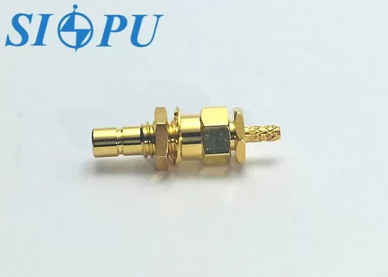 SMB Male RF Coaxial Connector – Threaded Mount, Compatible with RG178/U Cable