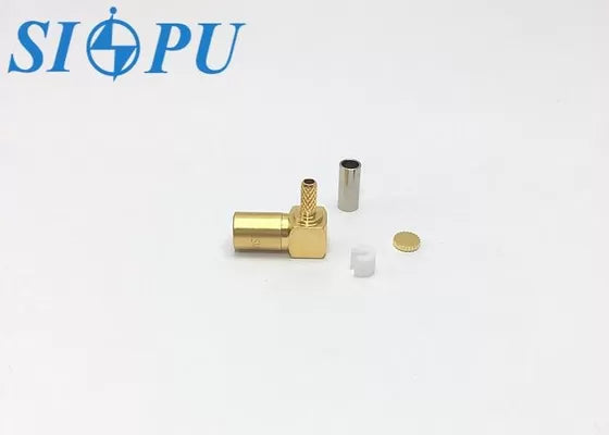 SMB Female RF Coaxial Connector – Right-Angle, Compatible with RG316/U Cable