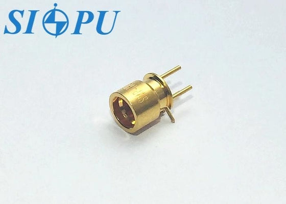SMP Male RF Coaxial Connector – PCB Mount, Solder Type, up to 40 GHz