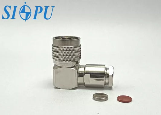 N Type Right Angle RF Coaxial Connector for RG142B/U Cable