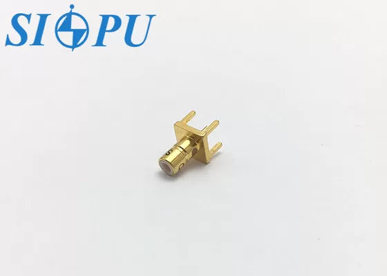 SSMB Male RF Coaxial Connector – Straight Type, PCB Solder Mount