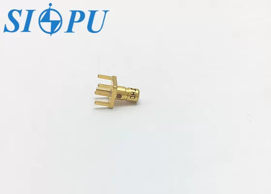 SSMB Male RF Coaxial Connector – Straight Type, PCB Solder Mount