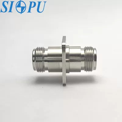 N Female to N Female RF Coax Adapter – Flange Mounted