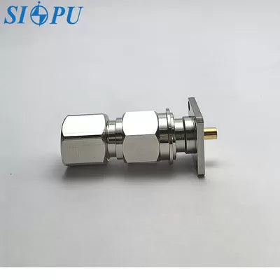 TNC Female RF Coaxial Connector – Flange Mount, Compatible with RG142/U Cable