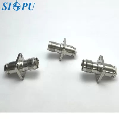 TNC Female RF Coaxial Connector – Flange Mount, Compatible with SFF-50-2-2 Cable