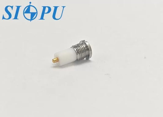 SMP Male RF Coaxial Connector – Limited Detent, Thread-In, Microstrip Type