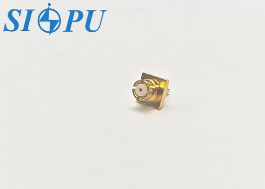 SMP Female RF Coaxial Connector – Microstrip Type, PCB Soldering
