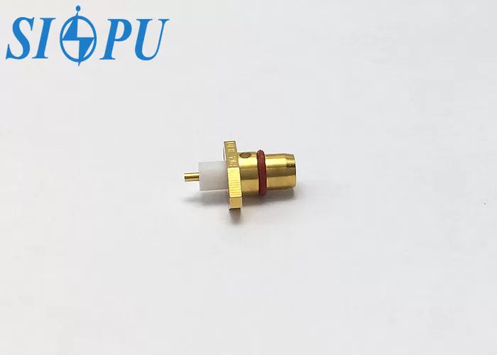 BMA RF Coaxial Connector – Straight Microstrip Type, Two-Hole Flange Mount