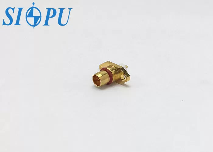 BMA RF Coaxial Connector – Straight Microstrip Type, Two-Hole Flange Mount