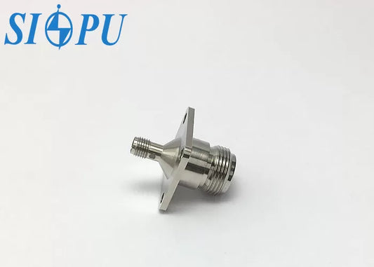 RF Coaxial Adapter – N Female To SMA Female (Flange Mounted)