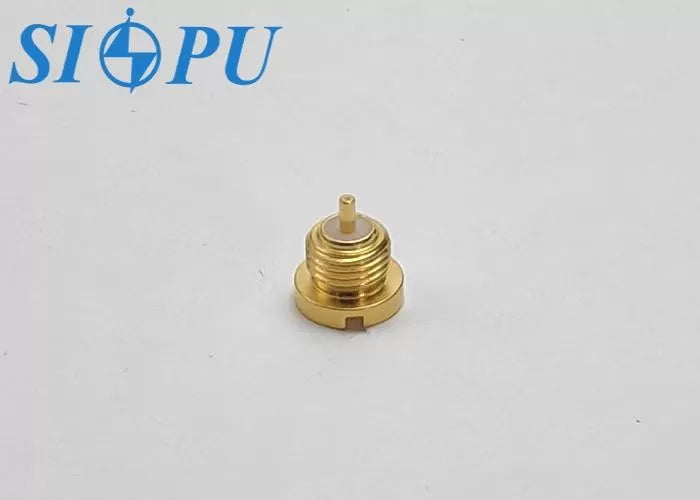 MCX Female RF Coaxial Connector – Microstrip, Threaded Mount