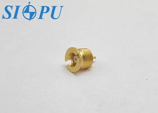 MCX Female RF Coaxial Connector – Microstrip, Threaded Mount